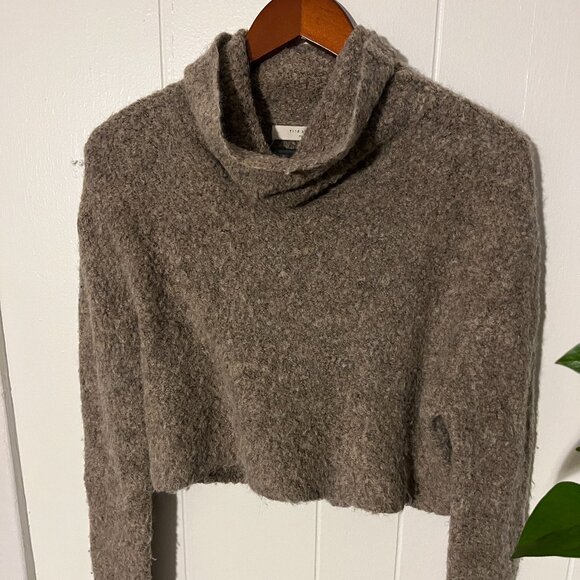 7115 by SZEKI Cropped Turtleneck M - Picture 1 of 4